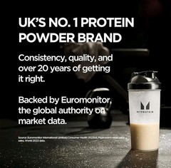 MyProtein Impact Whey Protein Powder Vanilla 2.2 lbs. BB 06/2026