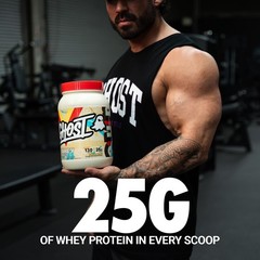 GHOST Whey Protein Powder, Cereal Milk – 2LB, 25G of Protein