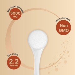 NatureBell Creatine Monohydrate Powder 1,000g, 5,000mg 2.2 Pound (Pack of 1)