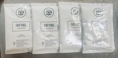 FAT FUEL COFFEE POWDER SINGLE SERVING 35G~LOT OF 4~NEW