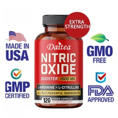 Nitric Oxide Booster 1500mg 9-in-1 Powerful Ingredients
