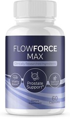(1 Pack) Flow Force Max – Vegan, Male Vitality Supplement Pills – 60 Capsules