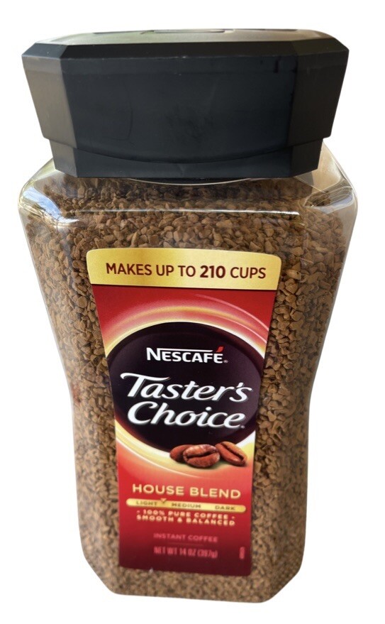 NESCAFE Taster’s Choice House Blend Instant Coffee.(14 oz)EXP:8/24