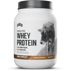 Grass Fed Whey Protein Double Chocolate 24G Protein No Sugar Gluten Free New
