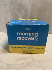 More Labs Morning Recovery Electrolyte Drink – Original Lemon | 6-Pack 02/2027