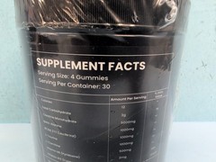 Kukaly Creatine Monohydrate Gummies 9000mg Sugar Free Vegan 120ct Exp 11/12/2027