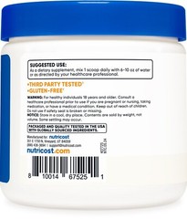 Nutricost L-Glutamine Powder 250 Grams – 50 Servings, Non-GMO, Gluten Free