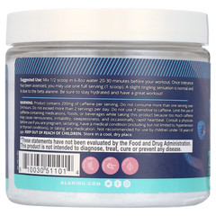 Pre-Workout Powder, Breezeberry, 20 Servings, 200Mg Caffeine