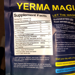Yerma Magic Yerba Mate Peach Mango Powder 30 Servings Sealed Exp 2027 Drink Mix