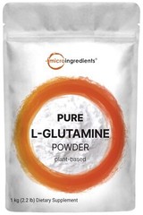 L-Glutamine Powder 1Kg Pure Free Form Vegan Non-GMO for Muscle Recovery