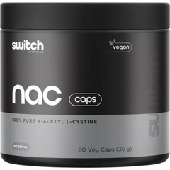 New Switch Nutrition NAC Caps 100% N-Acetyl L-Cysteine 60 Capsules
