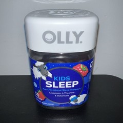 Olly Kids Sleep Gummies – Raspberry Flavor – 50 Count