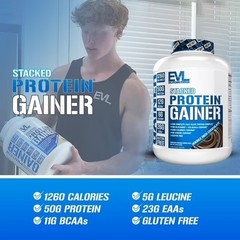 Evlution Nutrition Stacked Protein Gainer -50g Protein Per Serving- 6lb – NEW!!!