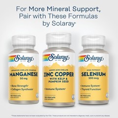 Zinc Copper Amino Acid Chelate – Immune Support Supplement w/Chelated Zinc 50mg