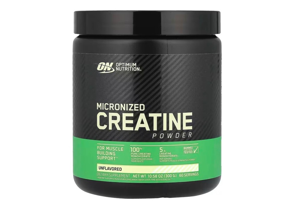 Optimum Nutrition, Micronized Creatine Powder, Unflavored, 10.6 oz (300 g)