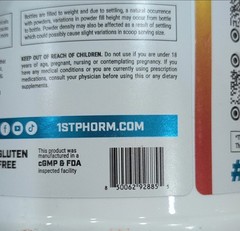 1st Phorm EAA Essential Amino Acids Tropical Mango 60 Servings Sealed Exp 07/27!