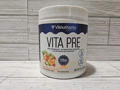 Vitauthority Vita Pre Pre-Workout Hydration Powder Paradise Punch 13.5oz 12/2026