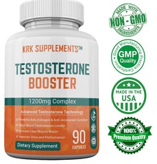 1 btl Testosterone Booster Tribulus Terrestris Chrysin Low Test Boost Natural
