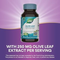 Nature’s Way Olive Leaf, Premium Extract, Supports Heart Health*, 20% Oleuropein