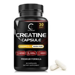 Creatine Monohydrate Capsules Muscle Growth,Support Performance & Recovery 90Pcs