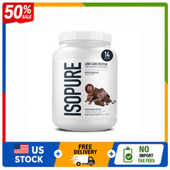 Isopure Low Carb Whey Protein Isolate Powder, Chocolate, 14 Servings