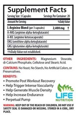 Nitric Oxide Pump.2400mg – Extreme Muscle Strength, Endurance & Recovery 3B