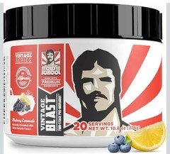 Old School Labs Ultimate 2 Stage Pre Workout for Explosive Energy Blueberry Lem.