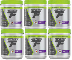 LOT OF 6 Fast Twitch Gatorade Pre Workout Powder Supplement Grape 16.2 oz 6-25