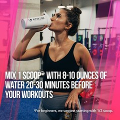 Extreme High Stim Pre Workout Powder – Beta Alanine, L-Taurine, 356mg Caffeine,