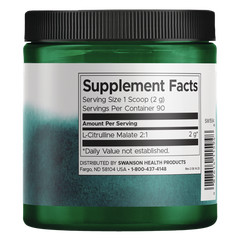 Swanson L-citrulline Malate Complex 6.35 oz Powder