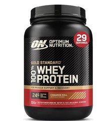 Optimum Nutrition Gold Standard Whey Protein Cinnamon Roll 24g 31.7oz Gluten-Fr…