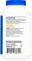 Nutricost Calcium Lactate, 180 Capsules, 60 Servings, 2100mg Calcium Lactate