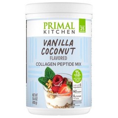 1/27 Primal Kitchen Vanilla Collagen Fuel® Drink Mix, Vanilla Coconut Collagen P