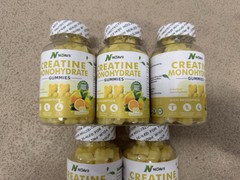 5 Bottles Noavii Creatine Monohydrate Gummies 5000mg 90 Total Gummies Exp 11/26