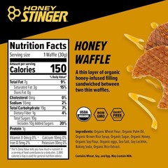 Performance-Enhancing Organic Honey Waffles – 16 Count for Pre/Post Workout Fuel