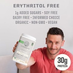Sunwarrior Vegan Protein Powder USDA Organic Protein Powder Blend Plant-Based