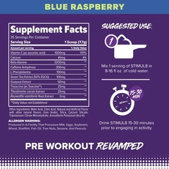 STIMUL8 Original Pre Workout Supplement Energy Endurance Focus 300mg Caffeine