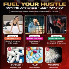 Kukaly Creatine Monohydrate Gummies for Men Women, 9000MG Creatine Gummies