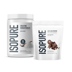 Isopure Low Carb Whey Isolate Protein Powder Dutch Chocolate 1 lb