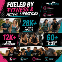 Whey Protein Gummies with BCAA & Creatine, Sugar Free Pectin Protein Gummies for