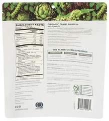 Plantfusion Organic Chocolate Plant Protein Powder 18 Grams 1 Pack