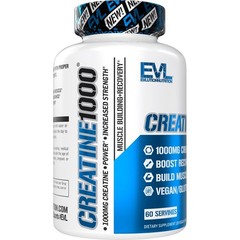 Evlution Nutrition Creatine Monohydrate Capsules – Pre 120 Count (Pack of 1)