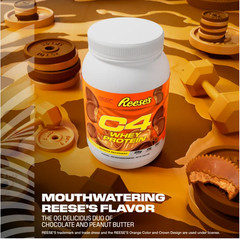 C4 Whey Protein Powder Reese’s Peanut Butter Cup 25g 18 Servings