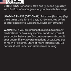 ML Naturals Micronized Creatine Monohydrate 5g (Per Serving) 500g (Pack of 1)
