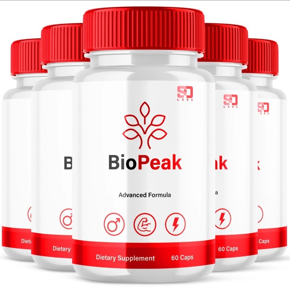 (5 Pack) Biopeak for Male, Bio Peak Advanced Men Support Pills (300 Capsules)