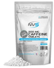 200 CAFFEINE TABLETS 200mg STRENGTH NVS LABS