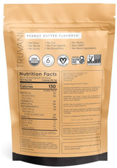 Truvani Plant Based Organic Protein Powder Peanut Butter 1.44 lbs New FRESH