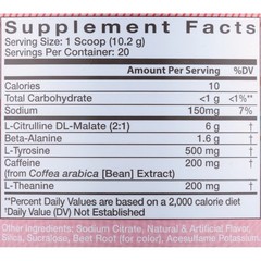 Alani Nu Pre-workout Powder, Hawaiian Shaved Ice, 20 Servings, 200mg Caffeine