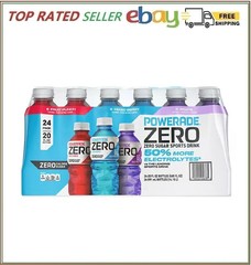 Powerade Zero Sports Drink Variety Pack (20 fl. oz., 24 pk.)