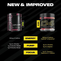 C4 Ultimate Pre Workout 11.5 Ounce (Pack of 1), 20 Servings 1)